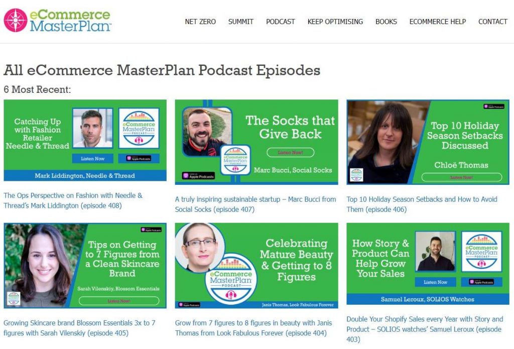 Ecommerce Masterplan Podcast