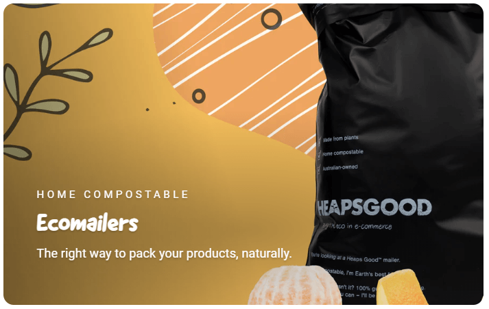 sustainable packaging compostable mailers