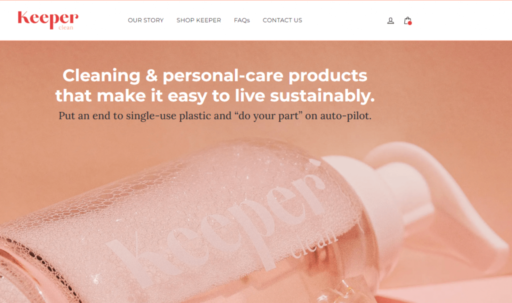 Keeper Clean Website